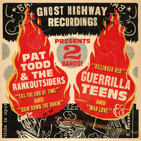 Pat Todd & The Rankoutsiders / Guerrilla Teens - Split (10")