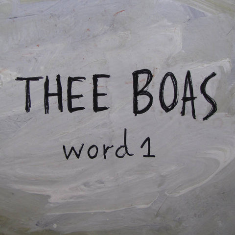 Boas, Thee - Word 1 (LP)