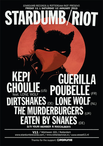 Stardumb/Riot - January 2019 (Poster)