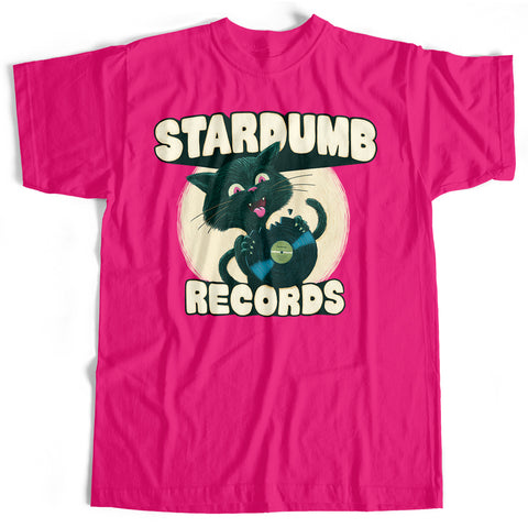 Stardumb Records - Cat Food (T-shirt, Heliconia Pink, L only)