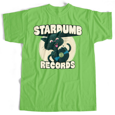 Stardumb Records - Cat Food (T-shirt, Lime Green, L only)
