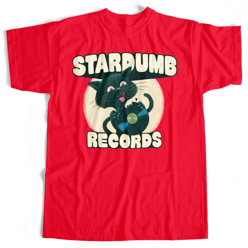 Stardumb Records - Cat Food (T-shirt, Red, S & XL only)