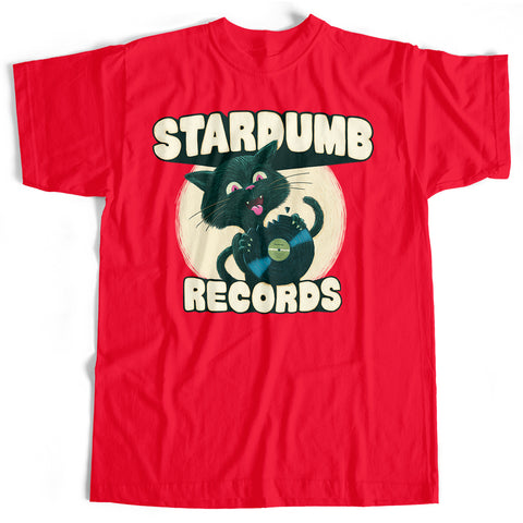 Stardumb Records - Cat Food (T-shirt, Red, S & XL only)