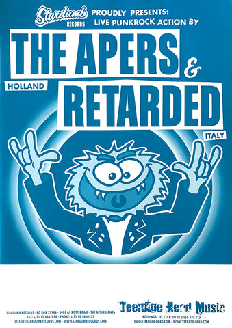 Apers & Retarded - European Tour 2001 (Poster)