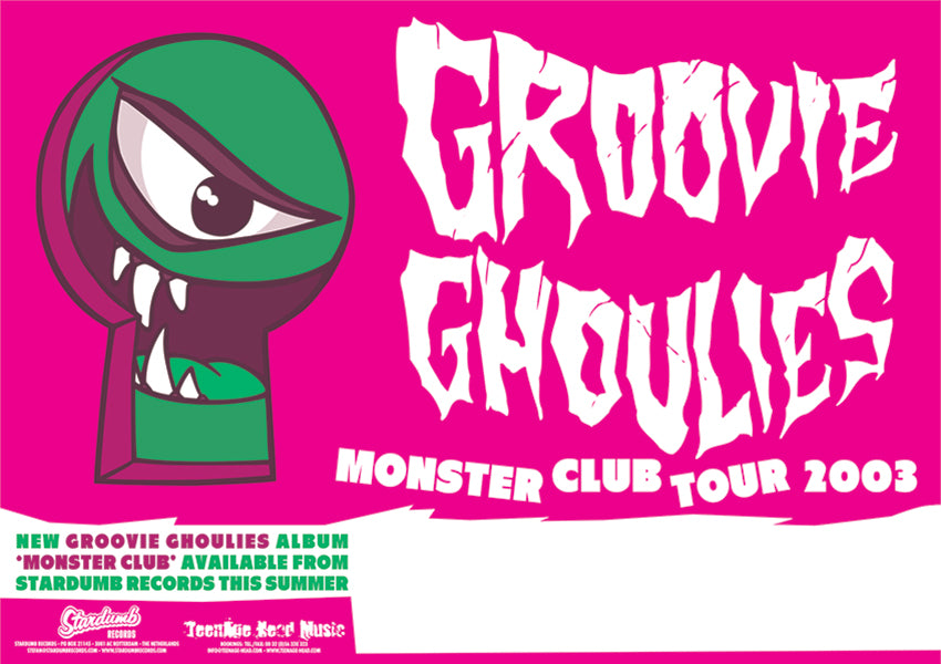 Groovie Ghoulies - Monster Club Tour 2003 (Poster)