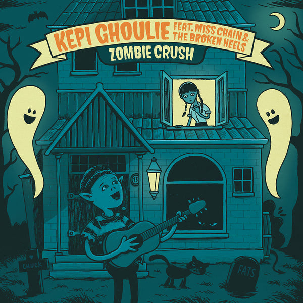 Kepi Ghoulie feat. Miss Chain & The Broken Heels - Zombie Crush (7")