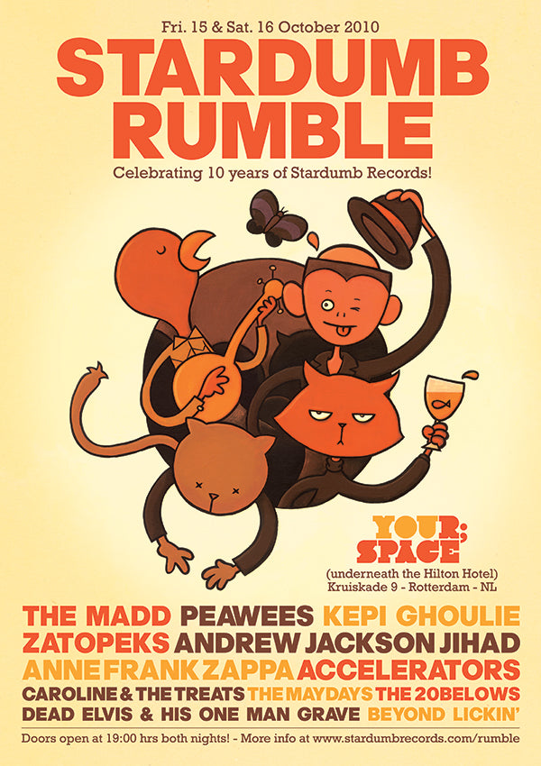 Various - Stardumb Rumble 2010 (Poster)