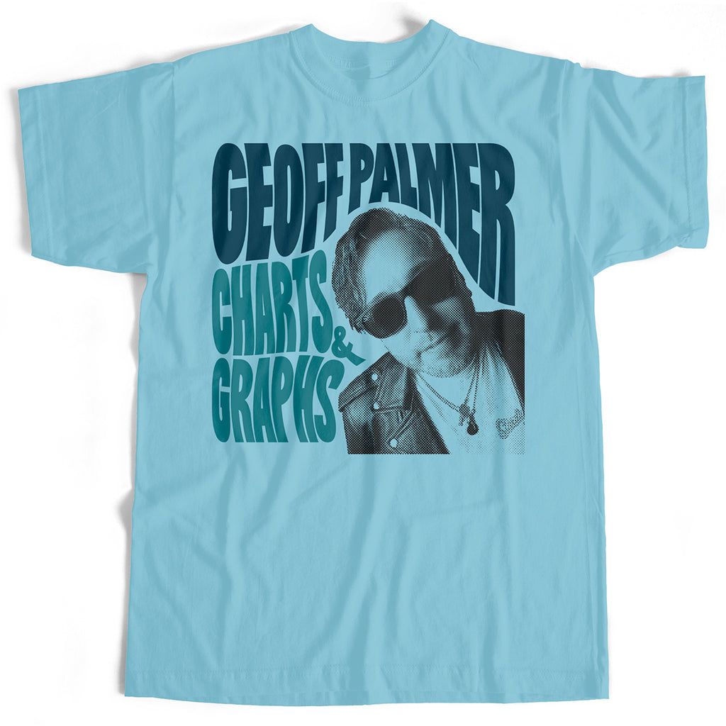 Geoff Palmer - Charts & Graphs (Sky Blue T-shirt, 2XL only!)