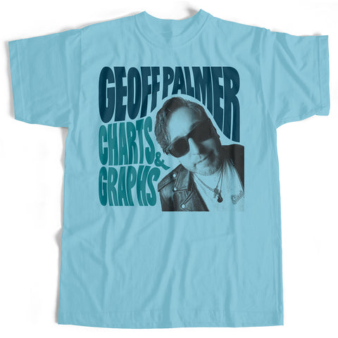 Geoff Palmer - Charts & Graphs (Sky Blue T-shirt, 2XL only!)