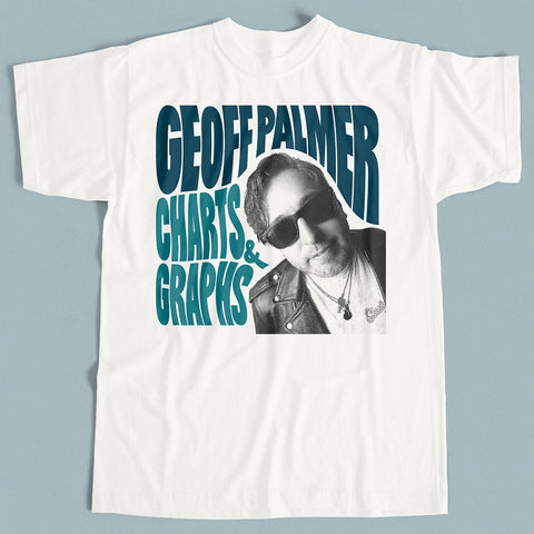 Geoff Palmer - Charts & Graphs (White T-shirt)